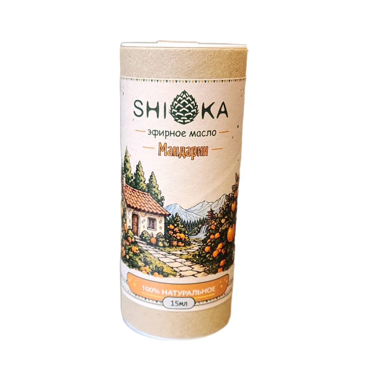 Натуральное эфирное масло Shishka Premium, Мандарин 15 мл