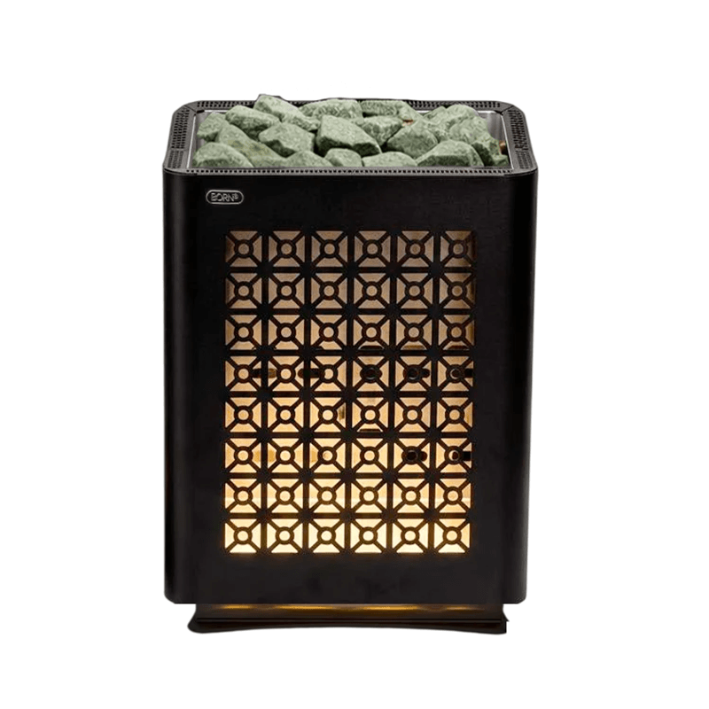 Электрическая печь BORN FIRE (ОГОНЬ) 45E, 4.5 кВт (черный)