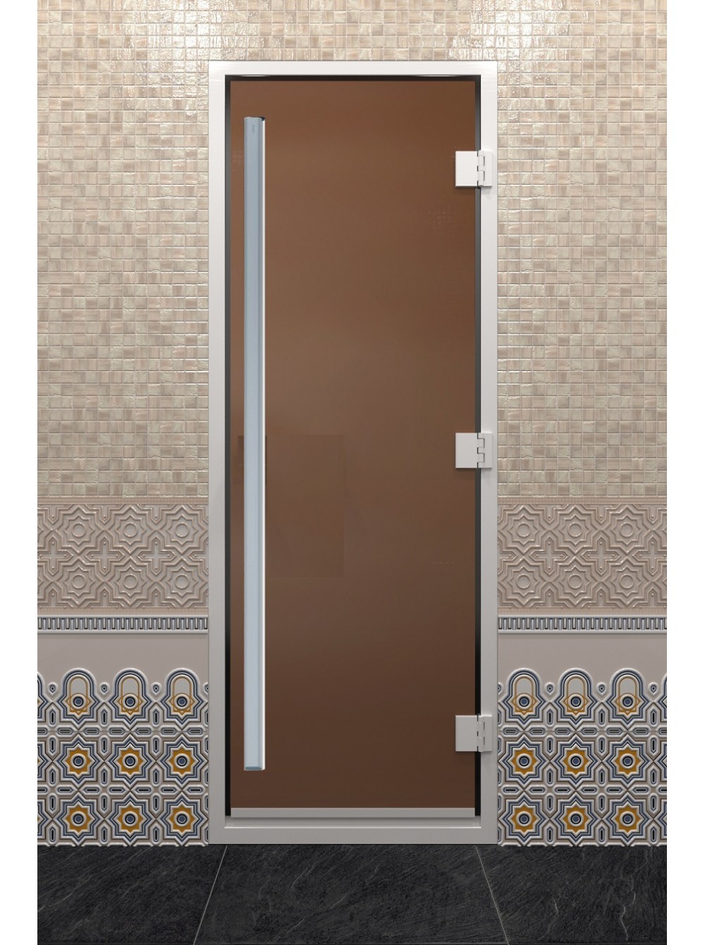 Дверь DoorWood Престиж Хамам Бронза Матовая 210х70 (по коробке)