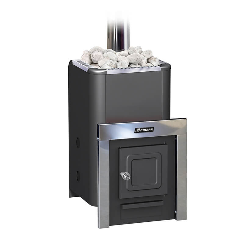 Дровяная печь для бани Ермак 12 Классика