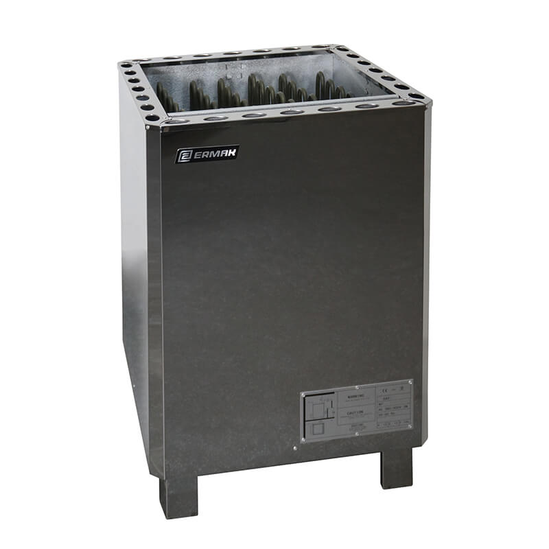 Электрическая печь для бани Ермак SAV-90 BW, с выносным пультом в комплекте
