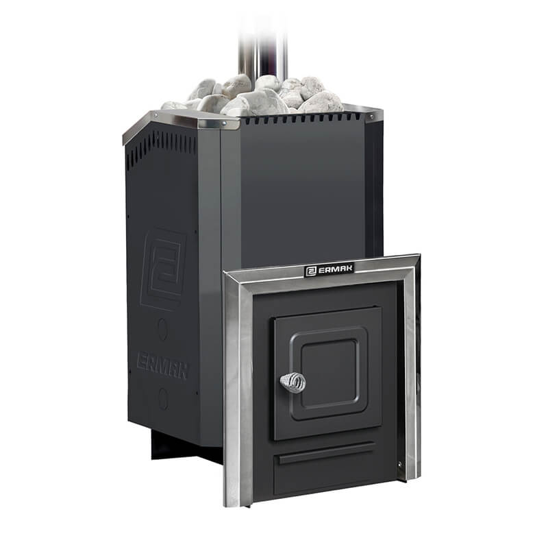 Дровяная печь для бани Ермак 12 Стандарт (Сталь)