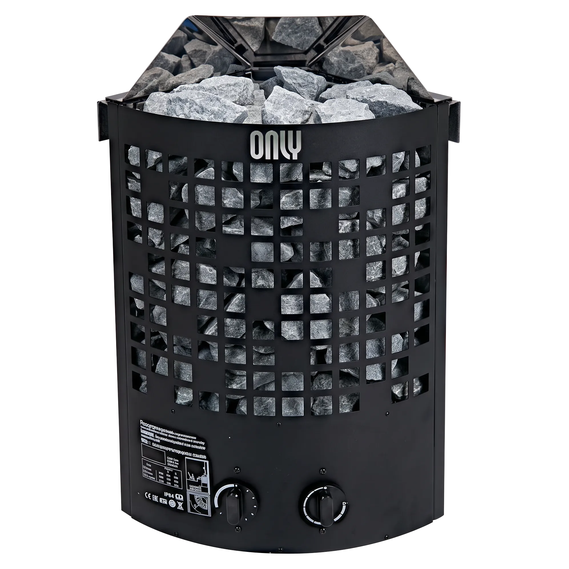 Электрическая печь для сауны ONLY Pixel Corner Mini CH30 Black, Чёрный
