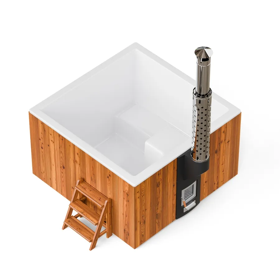 Купель PolarSpa ELITE QUATTRO 180 термоберёза светлая