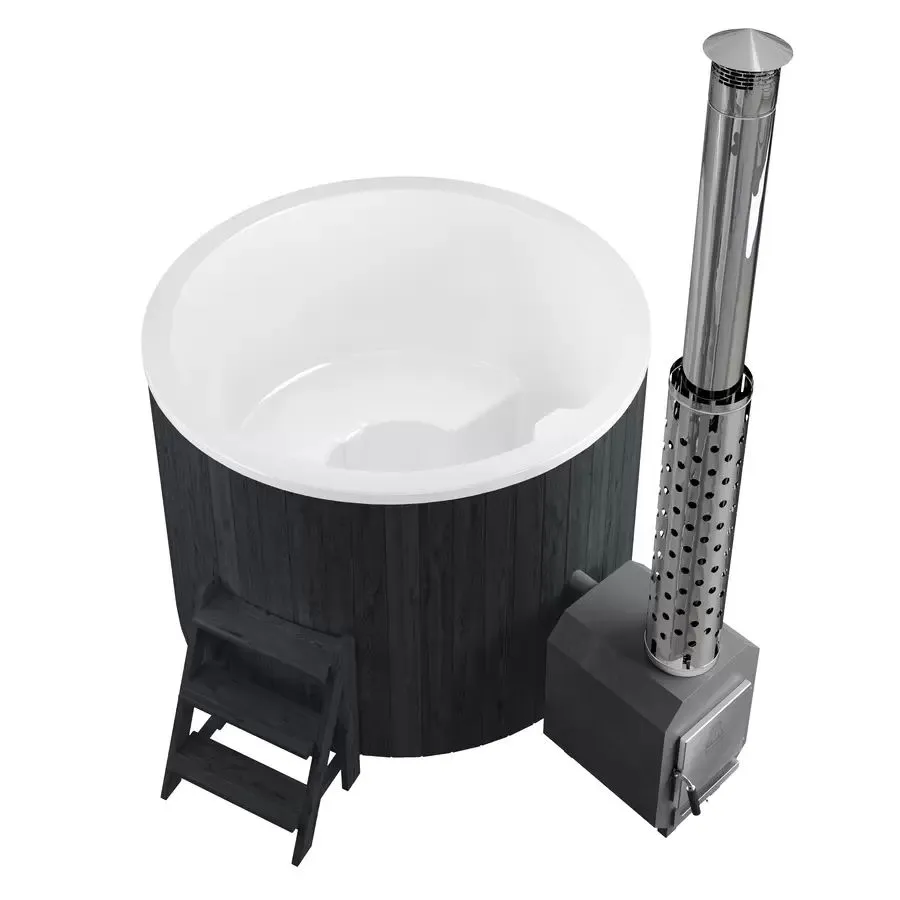 Купель PolarSpa COMFORT HOT 160 термоберёза графит