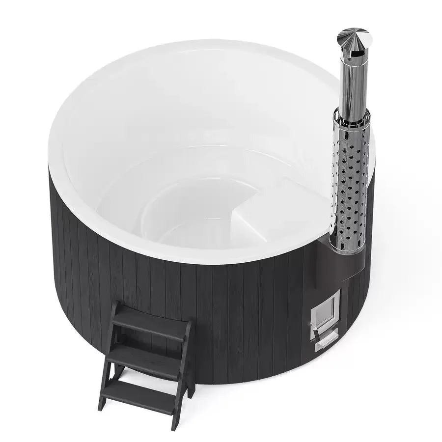 Купель PolarSpa ELITE 200 термоберёза графит