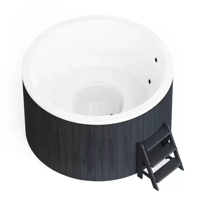 Купель PolarSpa COMFORT COLD 195 термоберёза графит