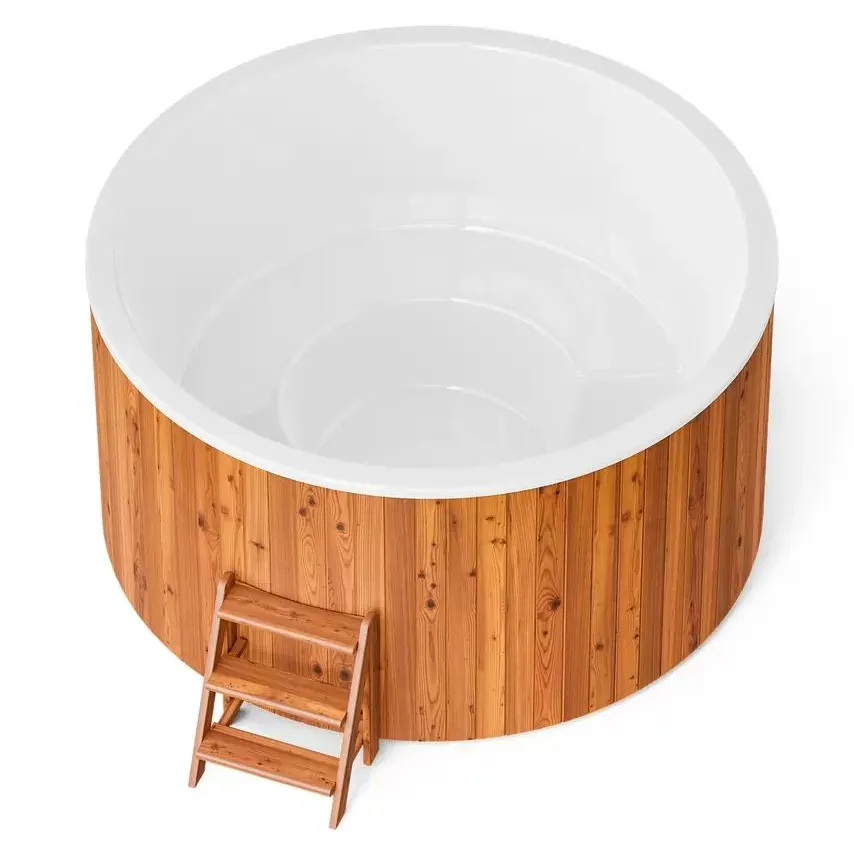 Купель PolarSpa COMFORT FAMILY COLD 220 термоберёза светлая