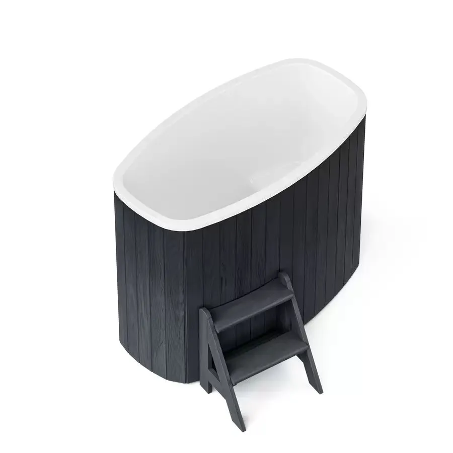 Купель PolarSpa STANDART DOUBLE 79 термоберёза графит