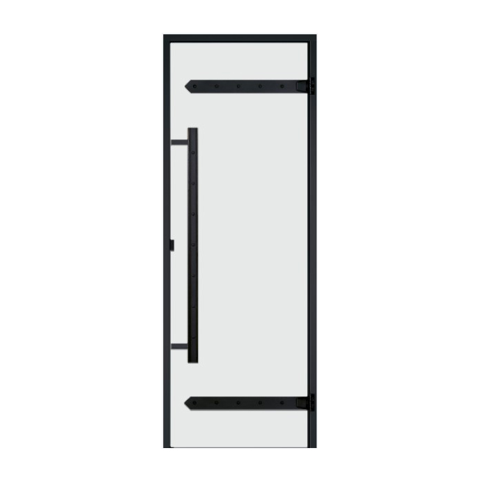 Стеклянная дверь для хамама Harvia Legend ALU 9x21 алюминиевая, прозрачное
