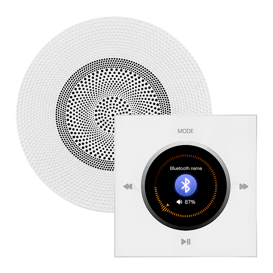Комплект влагостойкой акустической системы SW NOISE White MINI-1 (одна колонка, круг)