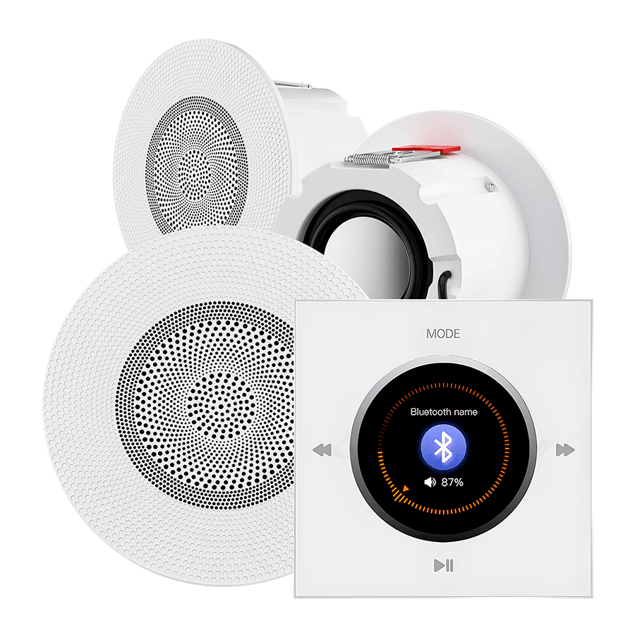 Комплект влагостойкой акустической системы SW NOISE White MINI-3 (три колонки, круг)