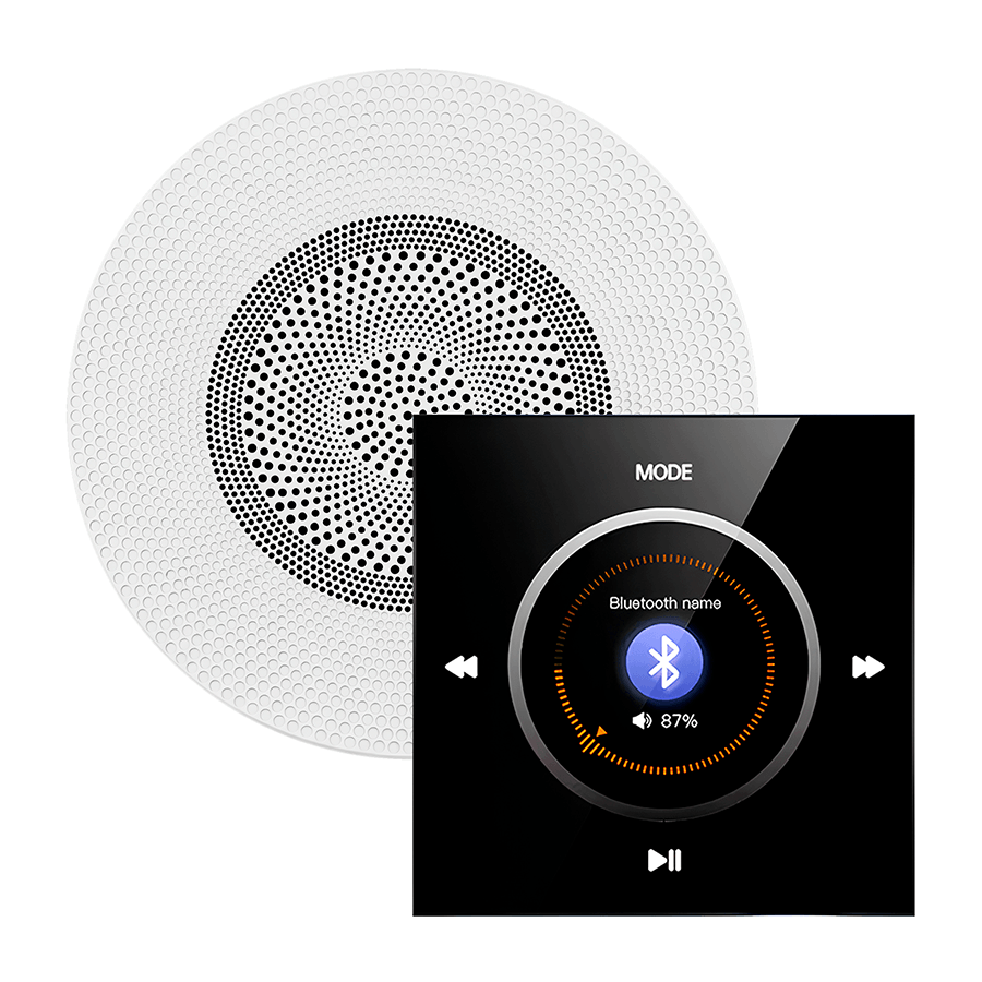 Комплект влагостойкой акустической системы SW NOISE Black MINI-1 (одна колонка, круг)