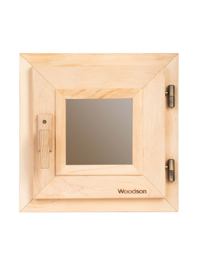 Окно Woodson стекло бронза 30x30 см, Ольха