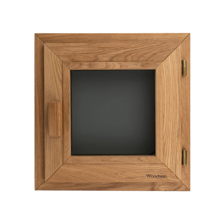 Окно Woodson PRO стекло GREY 40x40 см, Дуб