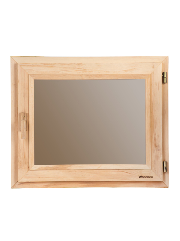 Окно Woodson стекло бронза 50x60 см, Ольха