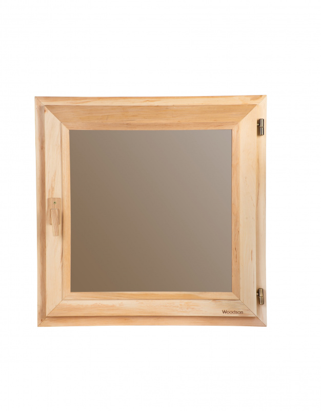 Окно Woodson стекло бронза 40x40 см, Ольха
