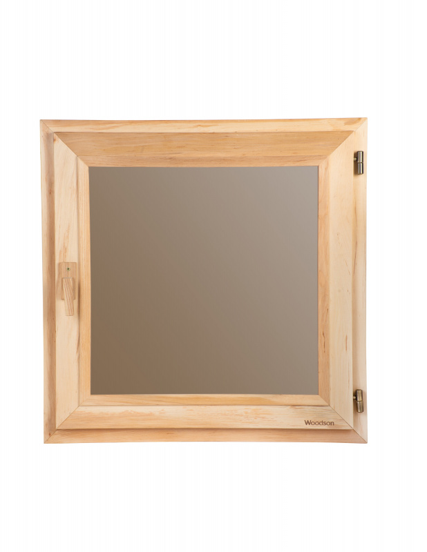 Окно Woodson стекло бронза 50x50 см, Ольха