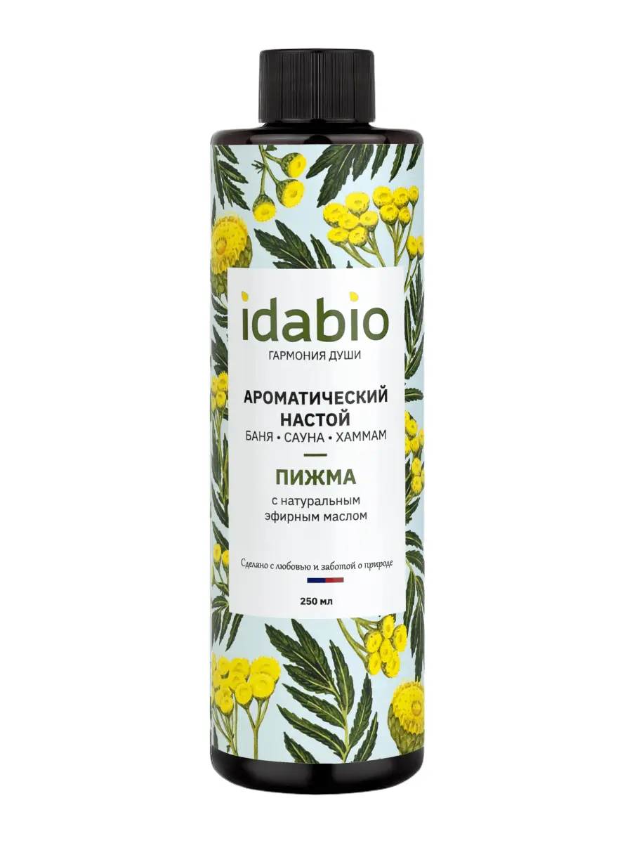 Ароматический настой для бани Пижма IDABIO 250 мл